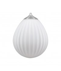 Klosz do lamp wiszących Around The World Brushed Steel UMAGE - biały, stalowy dekor