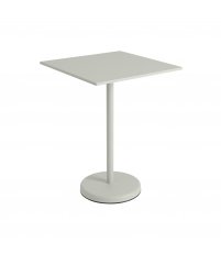 Stolik kawiarniany LINEAR STEEL CAF&Eacute; TABLE 70 x 70 cm MUUTO - wys. 95 cm, grey/metal, na zewnątrz