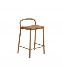 Hoker LINEAR STEEL COUNTER STOOL MUUTO - burnt orange/metal, na zewnątrz