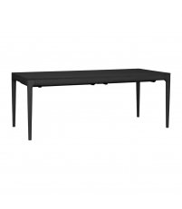 Stół rozkładany z szufladami Heart'n'Soul black oak UMAGE - czarny dąb, długość 200-300 cm