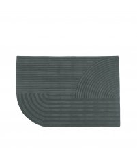 Dywan wełniany RELEVO Muuto 170 x 240 cm - ciemnozielony