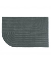 Dywan wełniany RELEVO Muuto 170 x 240 cm - ciemnozielony
