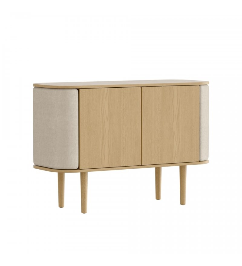 Komoda 2-drzwiowa Treasures oak UMAGE - dąb / white sands