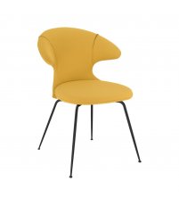 Krzesło tapicerowane Time Flies UMAGE - curry sun, czarne nogi