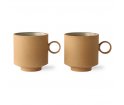 OLEKCJA BOLD&BASIC: KUBEK DO KAWY OCHRA (ZESTAW 2 SZT.) HK LIVING