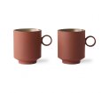 OLEKCJA BOLD&BASIC: KUBEK DO KAWY OCHRA (ZESTAW 2 SZT.) HK LIVING