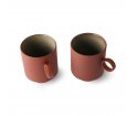 OLEKCJA BOLD&BASIC: KUBEK DO KAWY OCHRA (ZESTAW 2 SZT.) HK LIVING