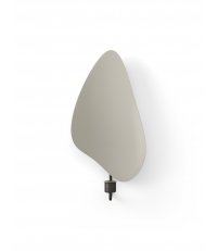 Kinkiet na świecę Flambeau Menu - 40 cm czarny/ polerowany mosiądz