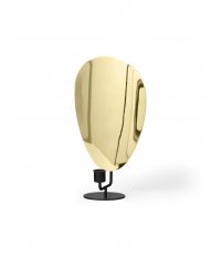 Świecznik Flambeau Menu - 30 cm czarny/ polerowany mosiądz