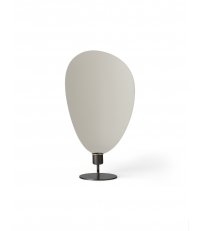 Świecznik Flambeau Menu - 30 cm brązowiony mosiądz/ szary