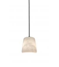Lampa wisząca Material New Works - średnica 13 cm, biały marmur