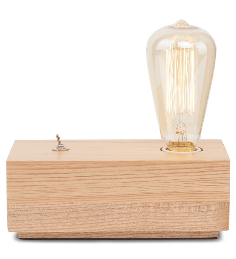 Lampka nocna Kobe It's About RoMi - naturalne drewno