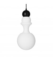 Lampa wisząca Paris 1920 Design By Us - &Oslash; 20 cm, mleczne szkło