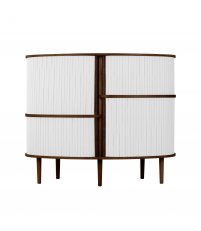 Komoda Audacious Highboard dark oak UMAGE - ciemny dąb / sterling