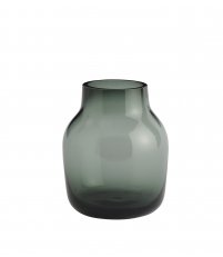 Wazon Silent Muuto - ø 11 cm, ciemnozielony