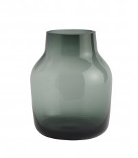 Wazon Silent Muuto - ø 15 cm, ciemnozielony