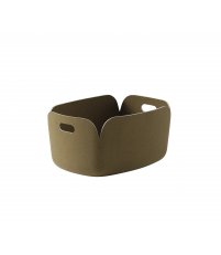 Kosz filcowy RESTORE Muuto - Brown Green