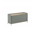 Komoda Enfold Muuto - 124x45cm, dębowo-bladozielona