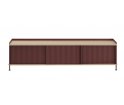 Komoda Enfold Muuto - 186x45cm, dębowo-ciemnoczerwona