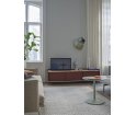 Komoda Enfold Muuto - 124x45cm, czarna/ antracytowa czerń