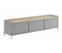 Komoda Enfold Muuto - 186x45cm, dębowo-szara
