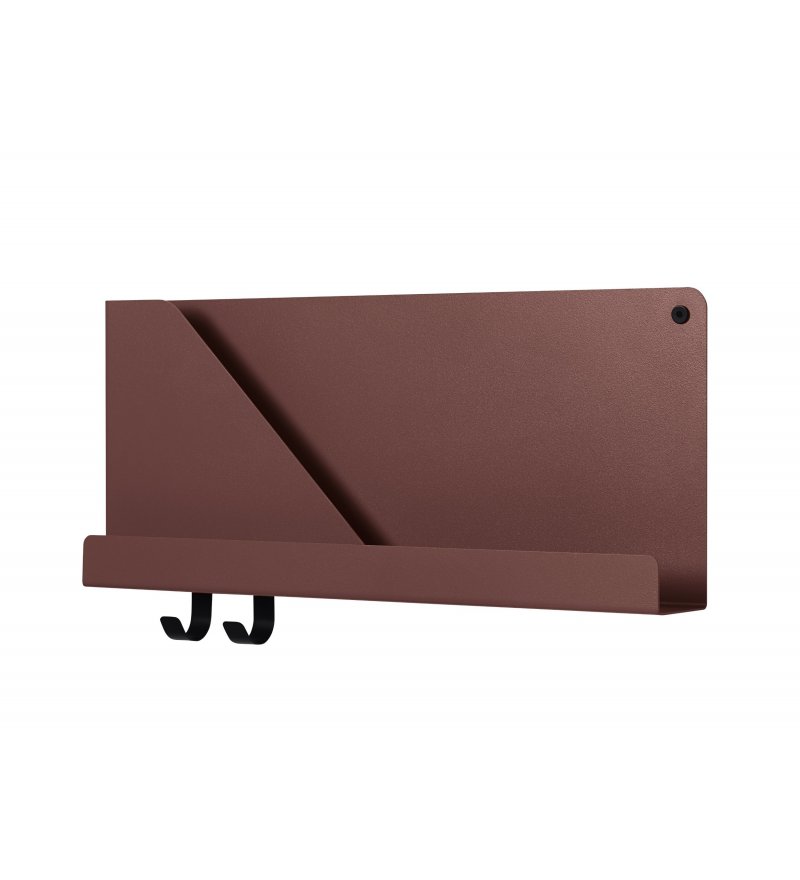 Mała p&oacute;łka FOLDED Muuto - ciemnoczerwona