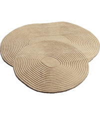 Dywan Zen Shaped Bolia - 140x145 cm, jasny beż