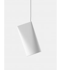 Wisząca lampa ceramiczna MOEBE Narrow - biała 