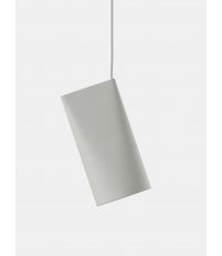 Wisząca lampa ceramiczna MOEBE Narrow - jasnoszara