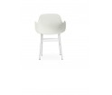 Minimalistyczny fotel na metalowych nogach - FORM ARMCHAIR od Normann Copenhagen - sześć kolorów