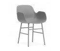 Minimalistyczny fotel na metalowych nogach - FORM ARMCHAIR od Normann Copenhagen - sześć kolorów