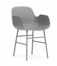Minimalistyczny fotel na metalowych nogach - FORM ARMCHAIR od Normann Copenhagen - sześć kolorów