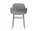 Minimalistyczny fotel na metalowych nogach - FORM ARMCHAIR od Normann Copenhagen - sześć kolorów