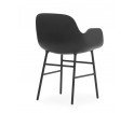 Minimalistyczny fotel na metalowych nogach - FORM ARMCHAIR od Normann Copenhagen - sześć kolorów
