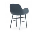 Minimalistyczny fotel na metalowych nogach - FORM ARMCHAIR od Normann Copenhagen - sześć kolorów