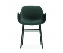 Minimalistyczny fotel na metalowych nogach - FORM ARMCHAIR od Normann Copenhagen - sześć kolorów