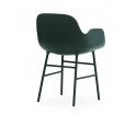Minimalistyczny fotel na metalowych nogach - FORM ARMCHAIR od Normann Copenhagen - sześć kolorów