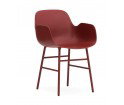 Minimalistyczny fotel na metalowych nogach - FORM ARMCHAIR od Normann Copenhagen - sześć kolorów