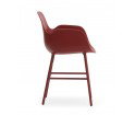 Minimalistyczny fotel na metalowych nogach - FORM ARMCHAIR od Normann Copenhagen - sześć kolorów