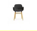 Minimalistyczny fotel na dębowych nogach - FORM ARMCHAIR od Normann Copenhagen - sześć kolorów