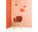 Minimalistyczny fotel na dębowych nogach - FORM ARMCHAIR od Normann Copenhagen - sześć kolorów