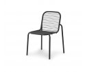 Krzesło Vig Normann Copenhagen - stal malowana na czarno, na zewnątrz