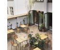 Krzesło Vig Normann Copenhagen - stal malowana na czarno, na zewnątrz