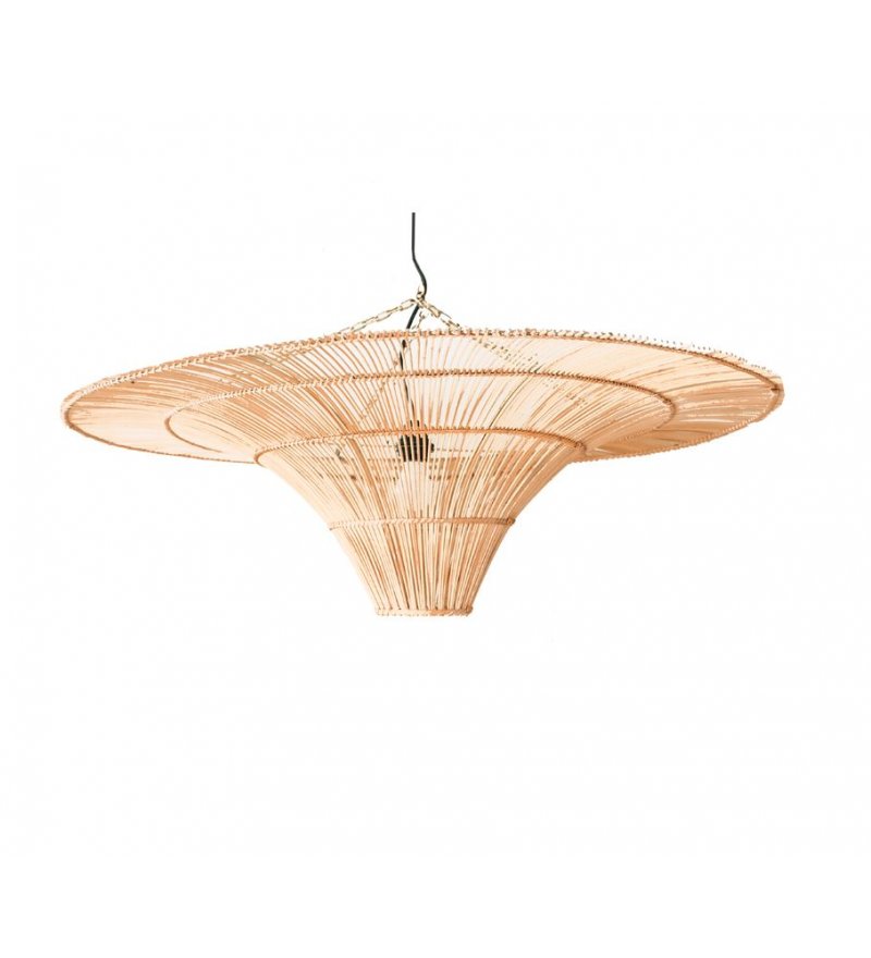 Abażur wiszący The Sky Bazar Bizar - naturalny, rozmiar XL