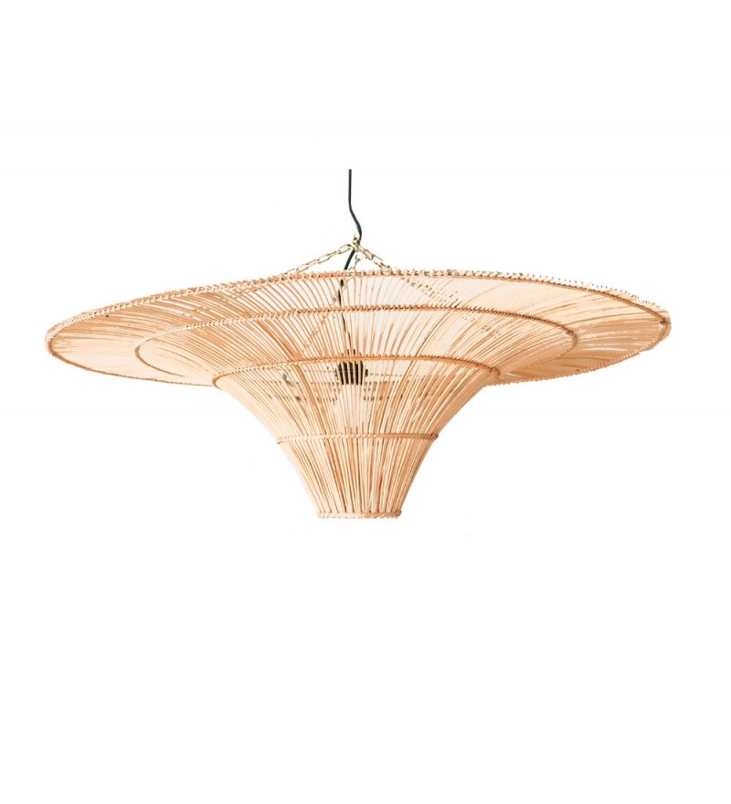 Abażur wiszący The Sky Bazar Bizar - naturalny, rozmiar XXL