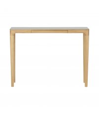 Konsola z szufladą Heart'n'Soul oak / cloud grey UMAGE - naturalny dąb i nanolaminat, długość 110 cm