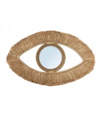 Lustro Raffia Eye Bazar Bizar - naturalne