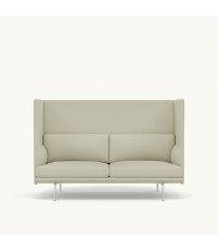 OUTLET Sofa 2-osobowa OUTLINE HIGHBACK MUUTO - aluminiowa podstawa, Balder 912