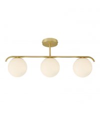 Lampa wisząca / Żyrandol Grant 3x15 Nordlux - biała / złota