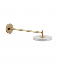 Kinkiet Asteria Wall Long nuance mist UMAGE - jasnoszary, długość 42 cm